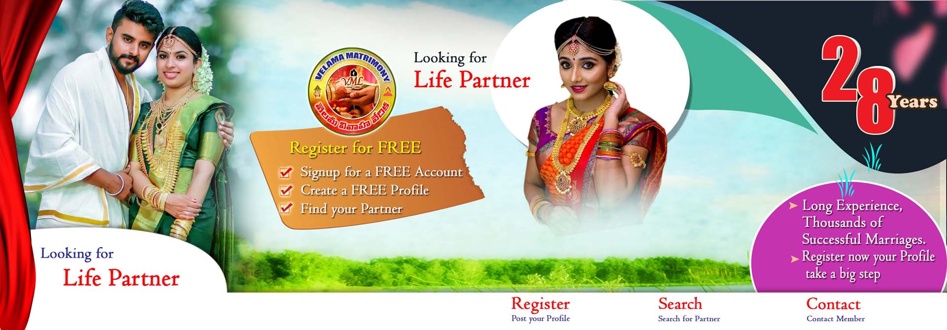 Christian bride and groom